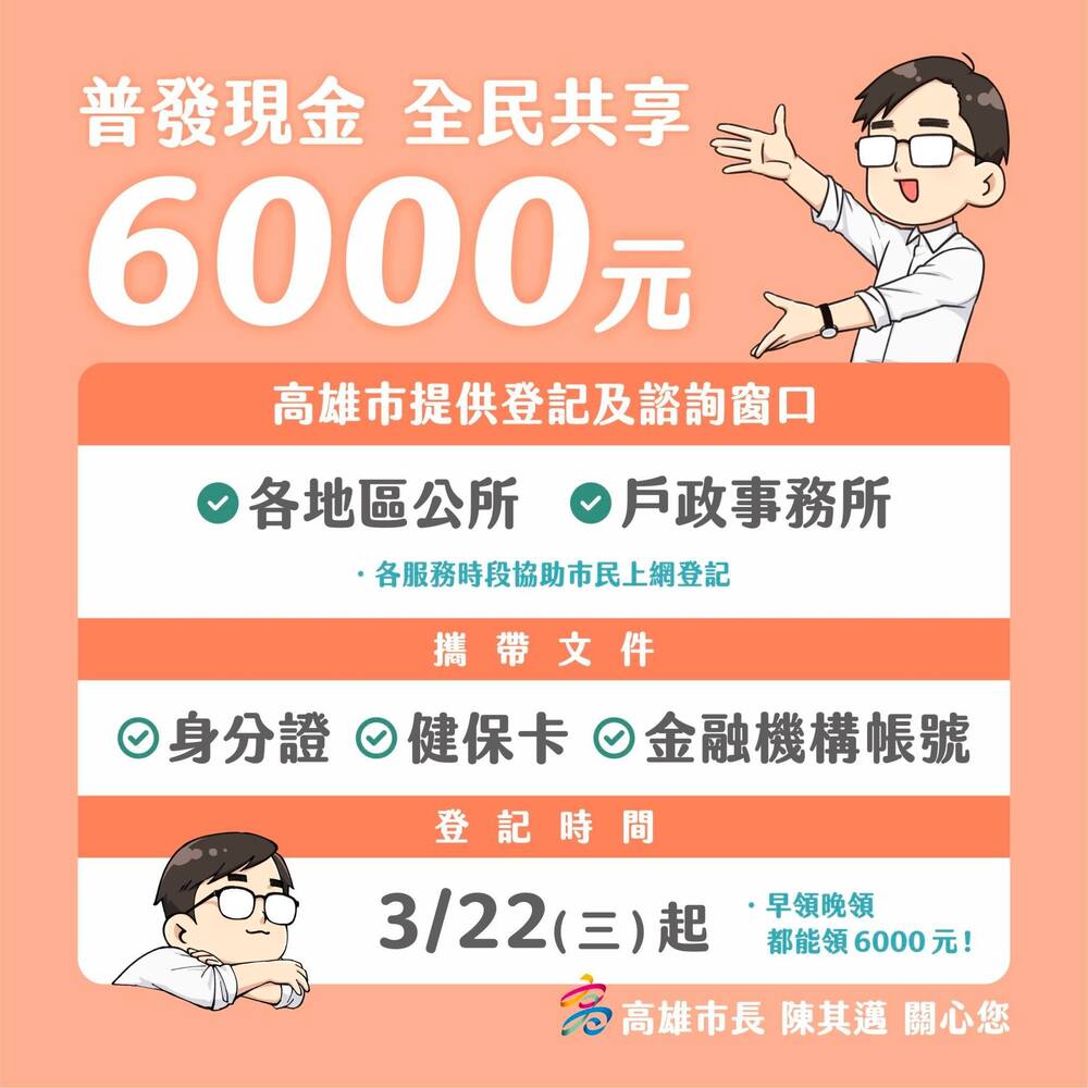 普發現金全民共享登記開跑