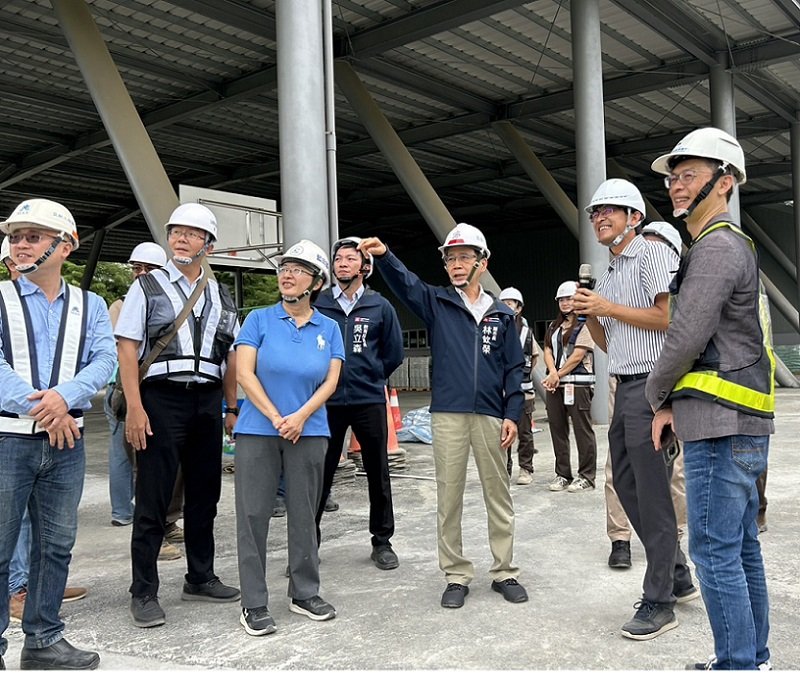 2026/05/05林欽榮副市長今視察藍田國小新建工程  預計今年6月完工、8/31開學