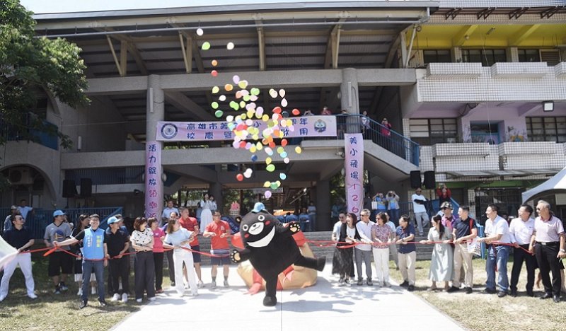 2026/05/08美濃國小全新PU跑道今啟用  提升校園運動環境