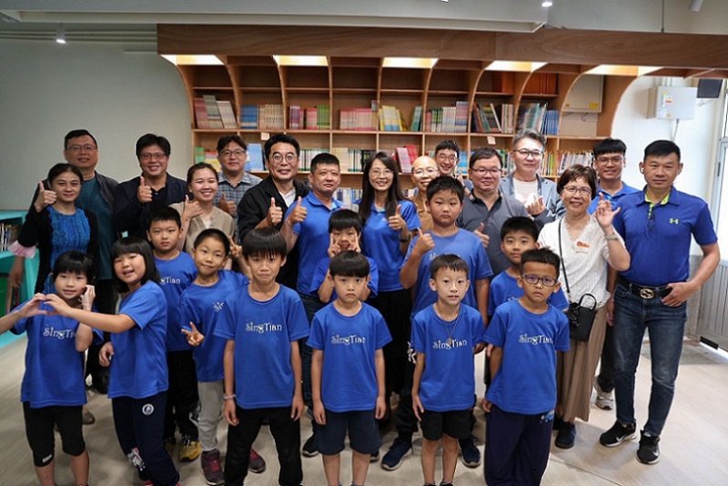 2026/05/20興田國小社區共讀站啟用  風雨後重啟書香