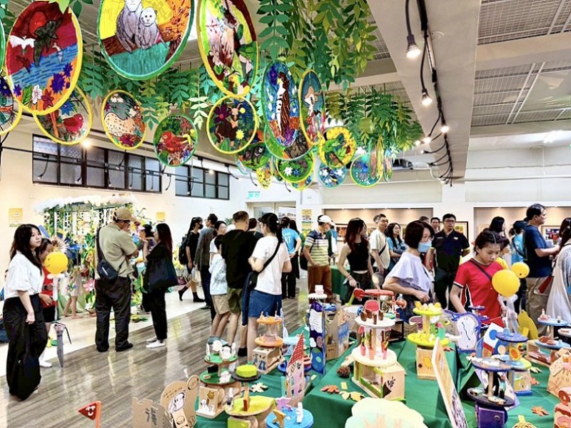2026/05/27七賢國小 ｢永續之圓｣ 藝術創作精彩登場  共展出500多件作品