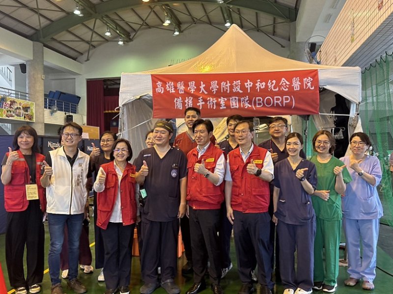 2026/08/14高醫跨縣市馳援屏東城鎮韌性演習 把手術室帶到災區打造「健康台灣」醫療韌性