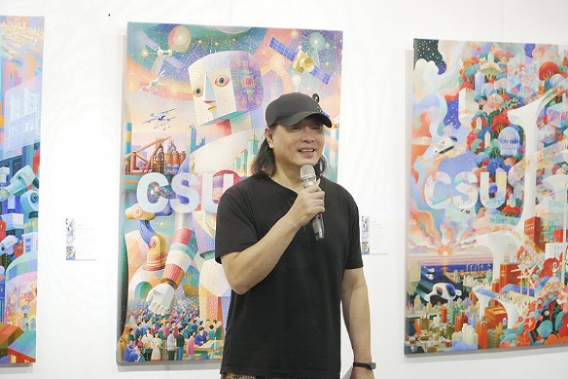 2026/09/14正修科藝處開學首展《像素的覺醒》  邀請蔡頌德教授展逾百件AI視覺創作探索無限可能